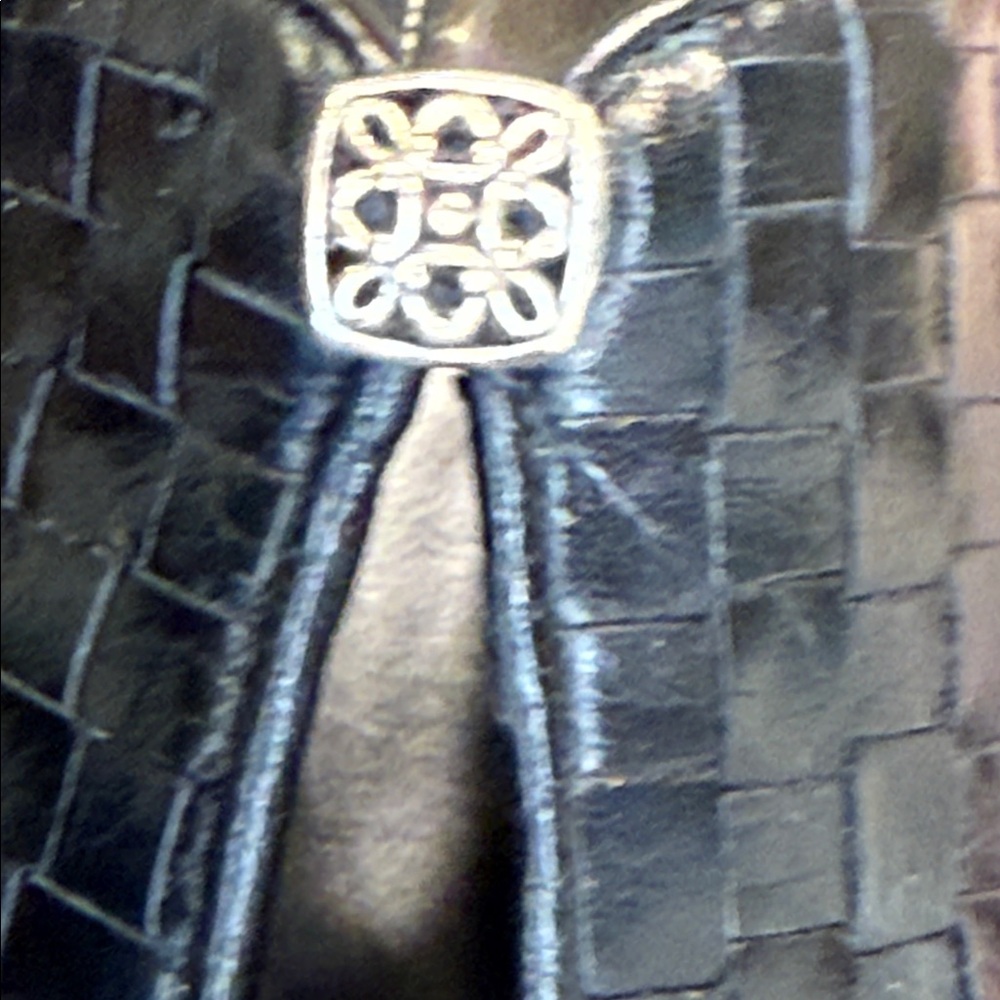 Brighton Tynan Woven Leather Mules View 4